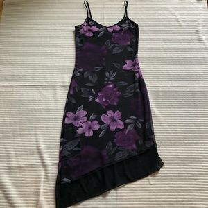 Rocket candy purple and black floral dress